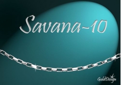 Savana 10 - řetízek stříbřený